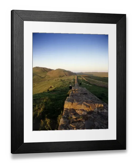 Framed Print : Hadrians Wall K970905 Framed Print : Hadrians Wall K970905