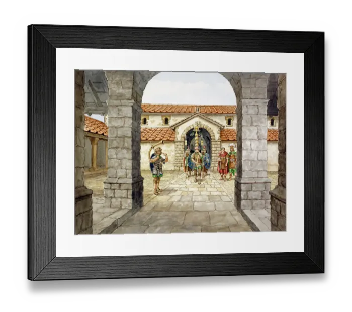 Framed Print : Housesteads Roman Fort J000114 Framed Print : Housesteads Roman Fort J000114