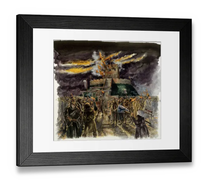 Framed Print : Cliffords Tower J970194