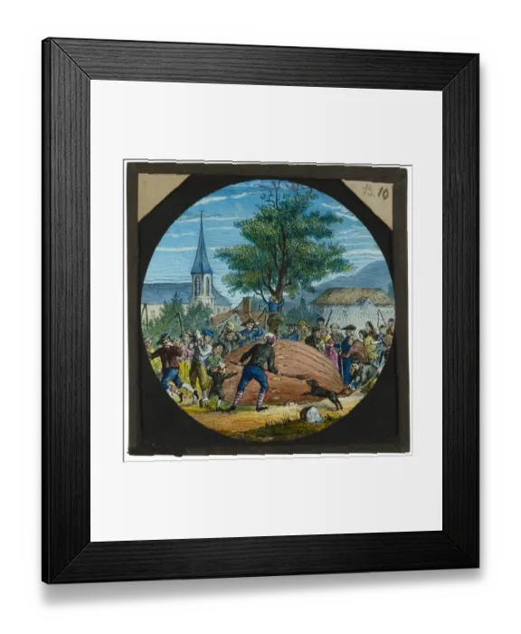 Framed Print : Worlds first hydrogen balloon CVS01_01_010