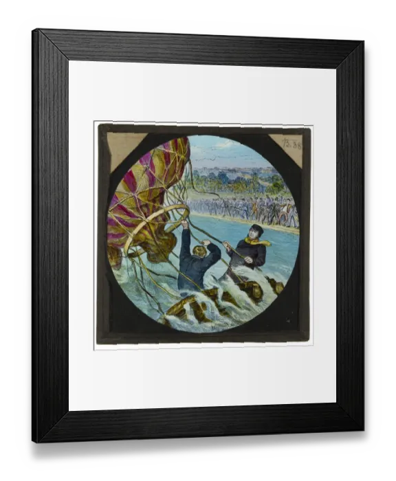Framed Print : Balloon crash CVS01_01_037