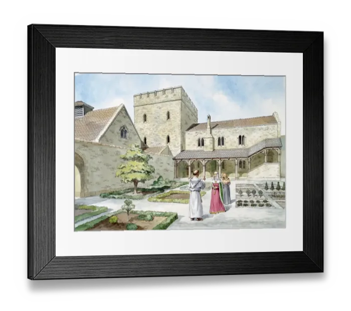 Framed Print : Helmsley Castle J040012