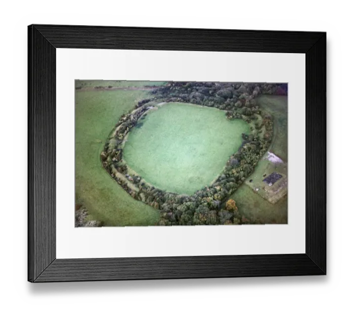 Framed Print : Cadbury Camp JEH_22046_038