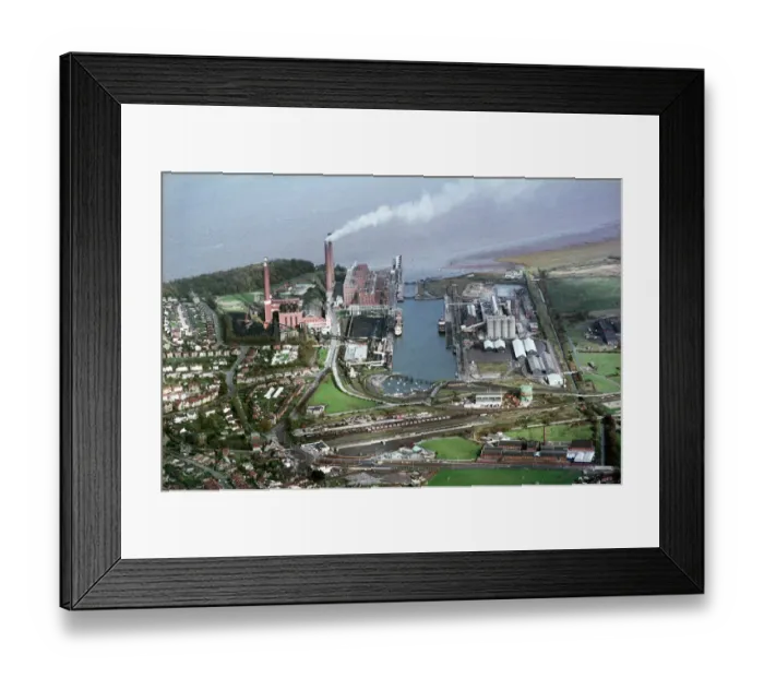 Framed Print : Portishead Dock JEH_22046_048