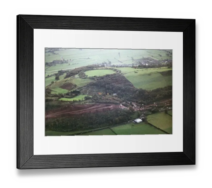 Framed Print : Cadbury Camp JEH_22046_070