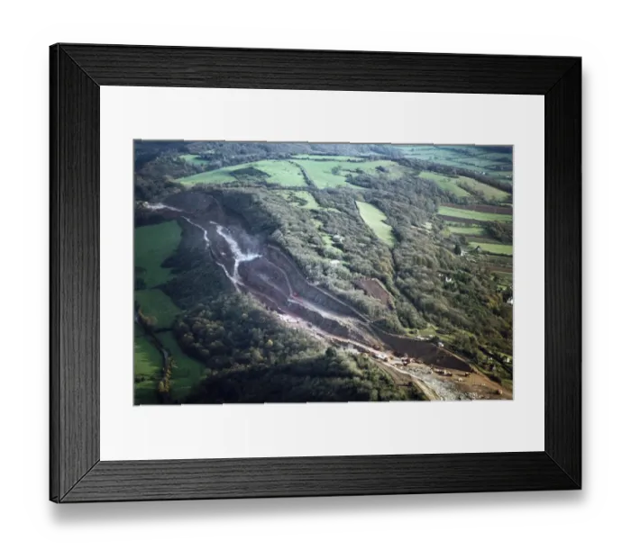 Framed Print : Road cutting JEH_22047_037