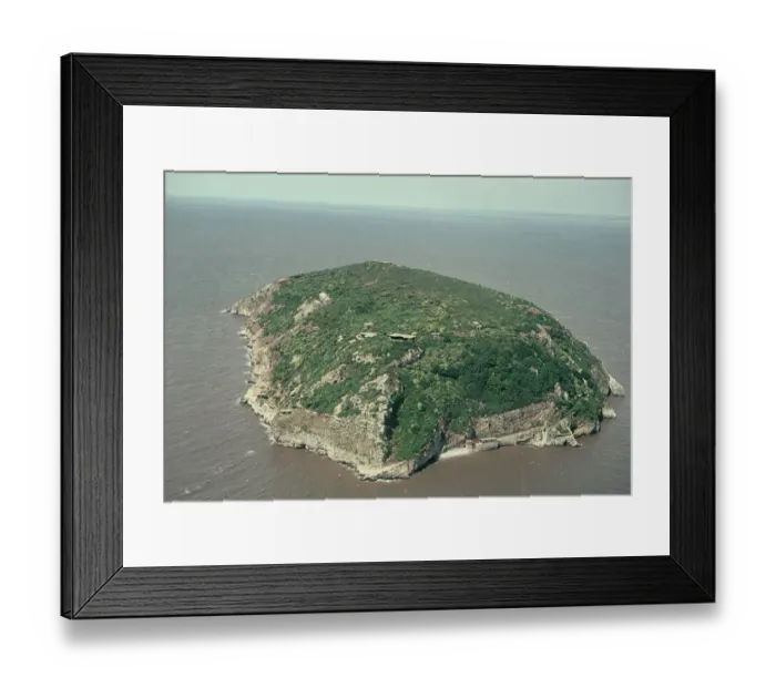 Framed Print : Steep Holm JEH_22025_06
