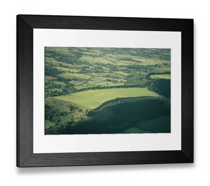 Framed Print : Uleybury Hillfort JEH_22023_12A