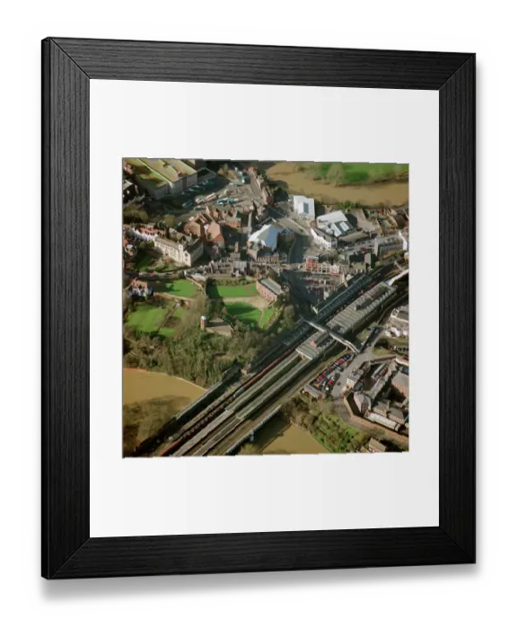 Framed Print : Shrewsbury Castle and station 21129_11