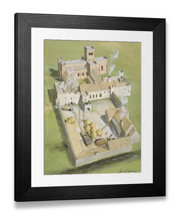 Framed Print : Lindisfarne Priory J050012
