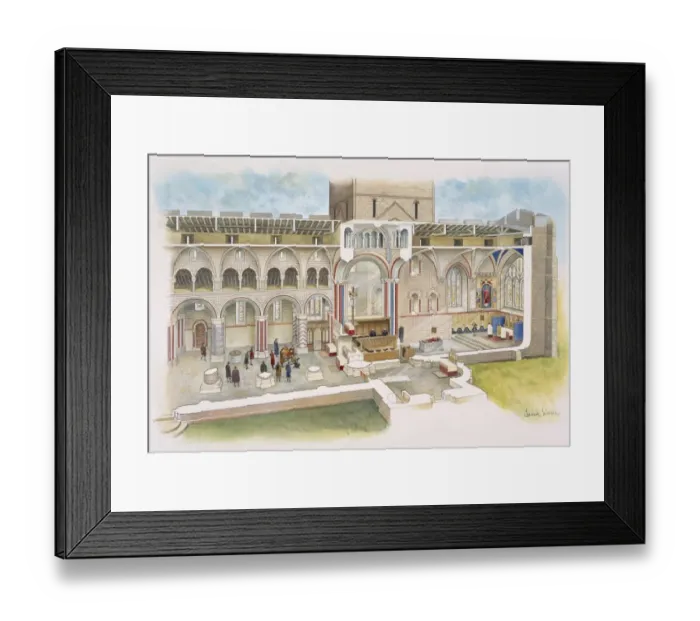 Framed Print : Lindisfarne Priory J050013