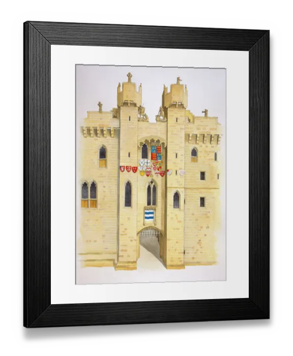 Framed Print : Hylton Castle J050059