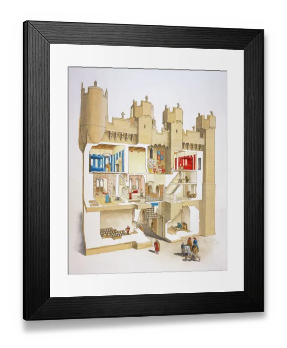 Framed Print : Hylton Castle J050060