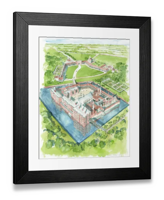 Framed Print : Eltham Palace c. 1604 N110031