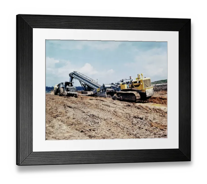 Framed Print : Moving the earth JLP01_10_00113 Framed Print : Moving the earth JLP01_10_00113