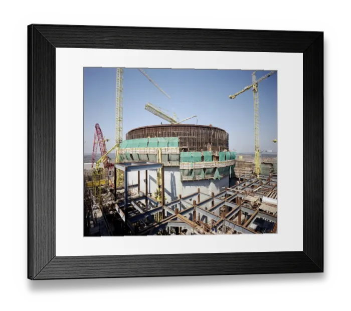 Framed Print : Building Sizewell B JLP01_10_49276 Framed Print : Building Sizewell B JLP01_10_49276