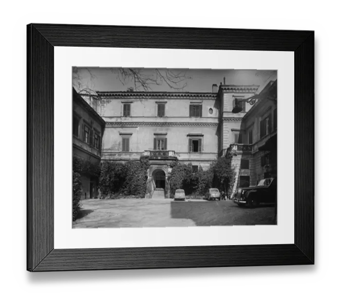 Framed Print : British Embassy to the Pope in Rome P_D00487_012