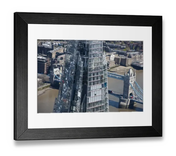 Framed Print : The Shard and Tower Bridge 27662_029 Framed Print : The Shard and Tower Bridge 27662_029