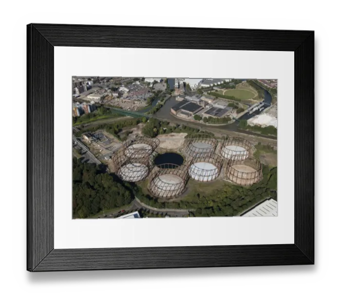 Framed Print : Gas Works 27531_007 Framed Print : Gas Works 27531_007