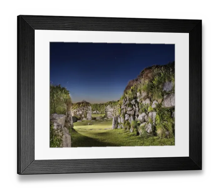 Framed Print : Chysauster Ancient Village N160020