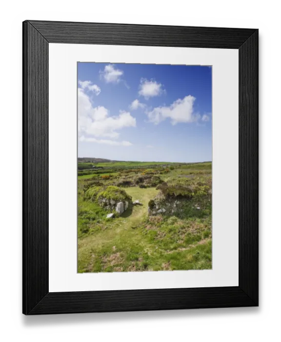 Framed Print : Chysauster Ancient Village N160023