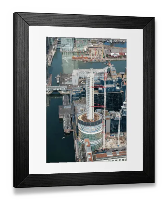Framed Print : Baltimore Tower under construction 29227_029