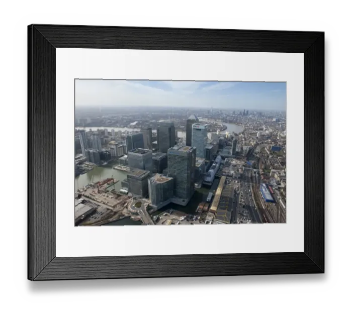 Framed Print : Canary Wharf 29228_004 Framed Print : Canary Wharf 29228_004