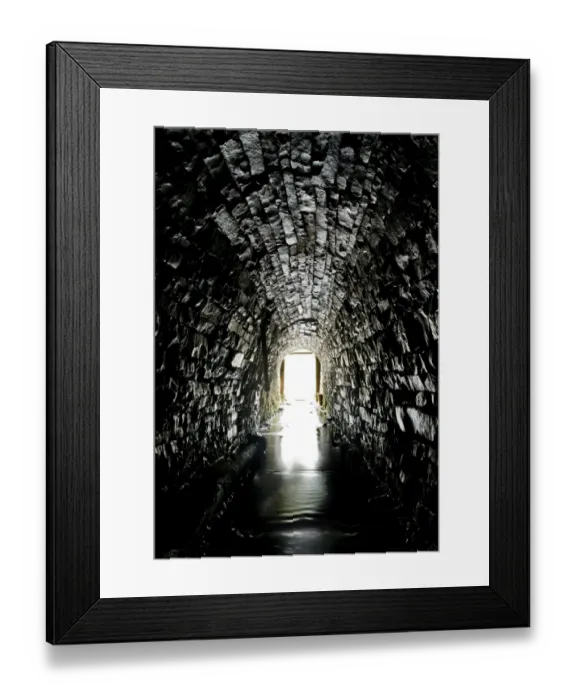 Framed Print : Mine entrance DP143584