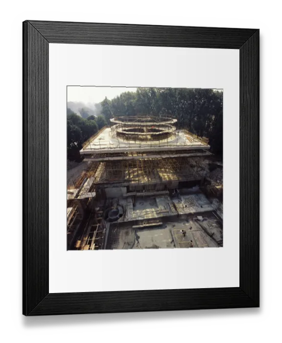 Framed Print : Mosque construction JLP01_10_02796