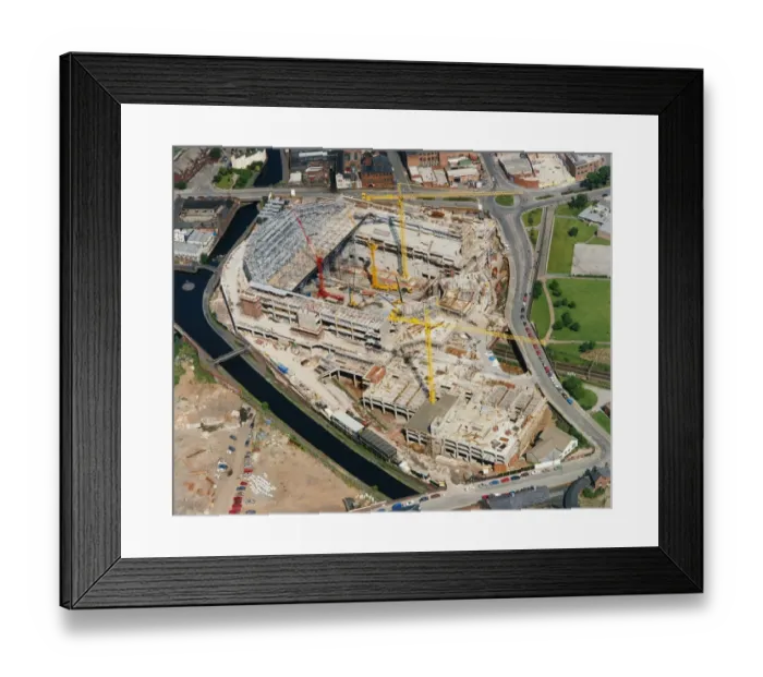Framed Print : Building the Indoor Arena JLP01_10_46035