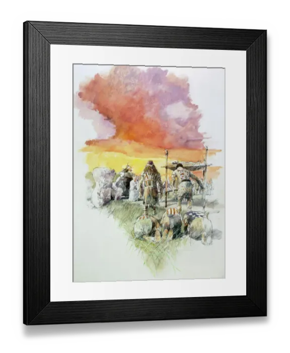 Framed Print : Stoney Littleton Long Barrow J010088