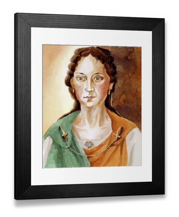 Framed Print : Roman woman, late 2nd century J030090