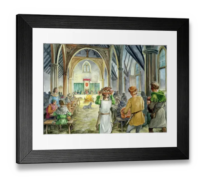 Framed Print : Helmsley Castle J040008