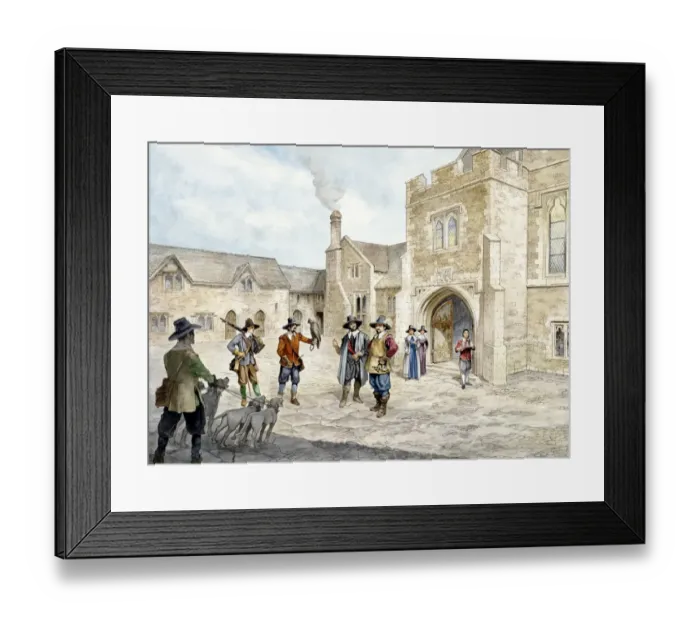 Framed Print : Farleigh Hungerford Castle J050042