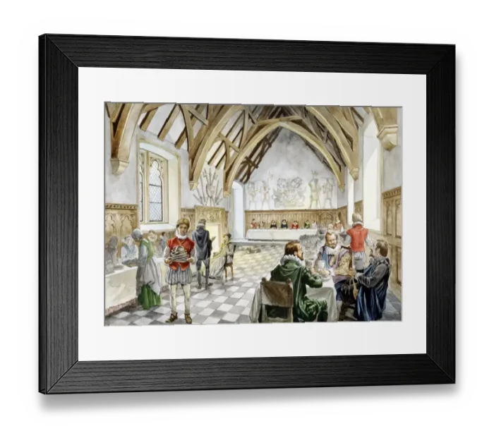 Framed Print : Farleigh Hungerford Castle J050043
