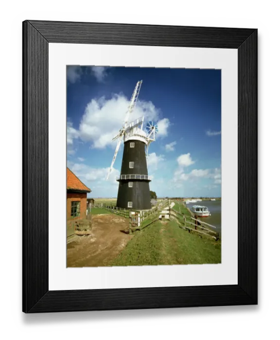 Framed Print : Berney Arms Windmill J850090