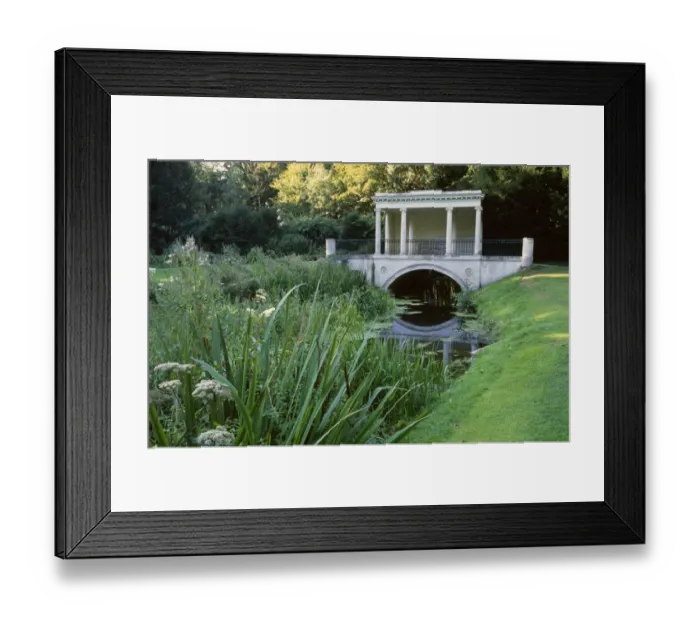 Framed Print : Tea House Bridge at Audley End M070389