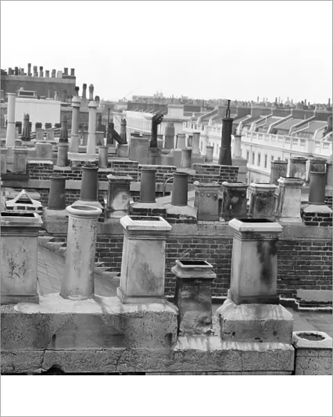 Roof tops, Eaton Place, London a064894