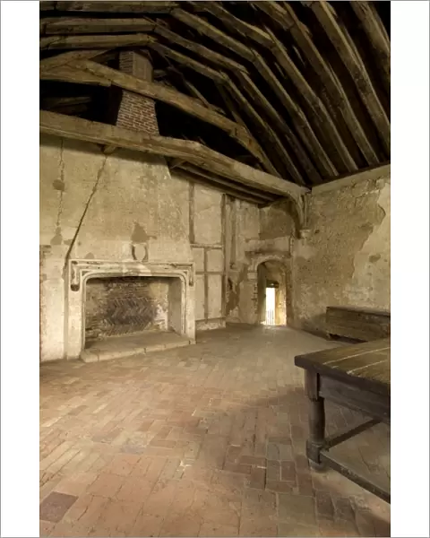 Castle Acre Priory. First floor bedchamber N071735