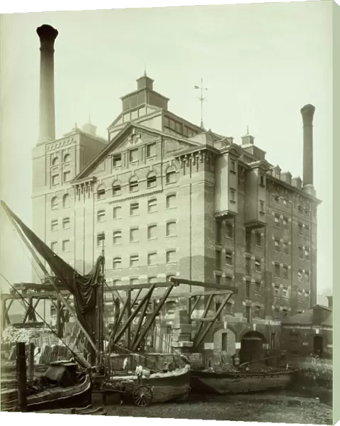 Robinsons Flour Mill, Deptford, London 1883 BL03876