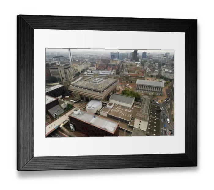 Framed Print : Central Library and Town Hall, Birmingham DP180935
