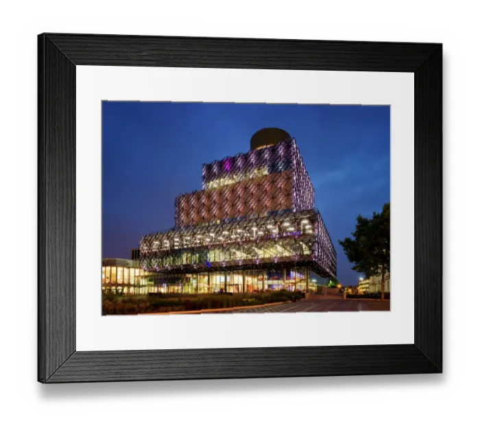 Framed Print : Library of Birmingham DP180932 Framed Print : Library of Birmingham DP180932