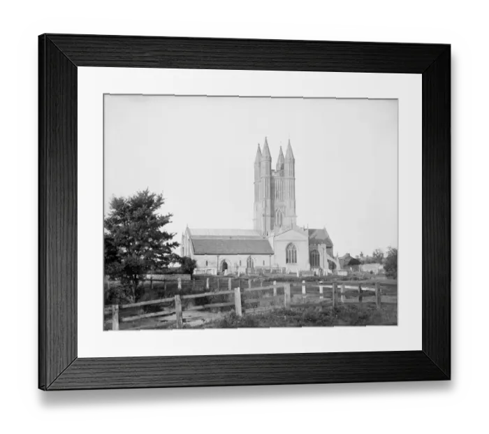 Framed Print : Cricklade Church CC72_01978