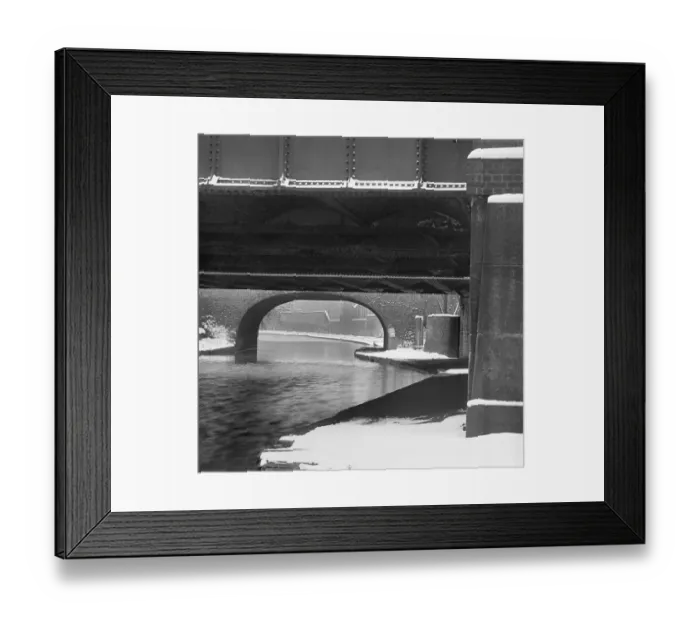 Framed Print : Bridges over the Regents Canal a065309