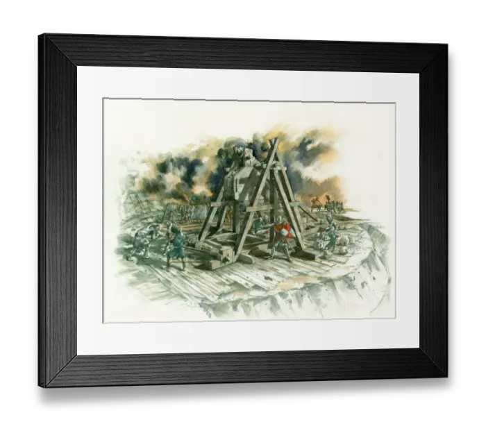 Framed Print : Trebuchet IC032_039