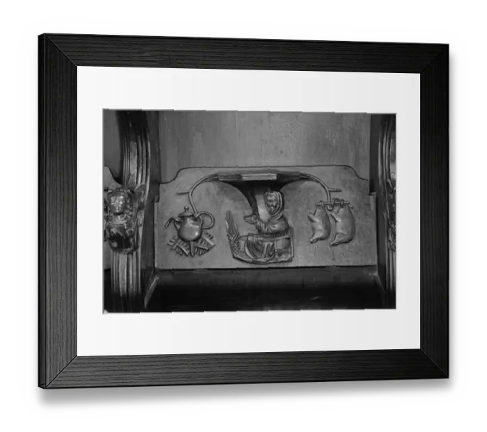 Framed Print : Warming by the fire a019325