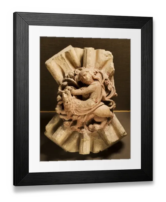 Framed Print : Sampson and the Lion N080662