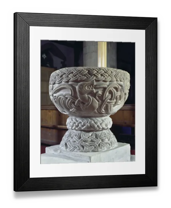 Framed Print : Norman font a058917