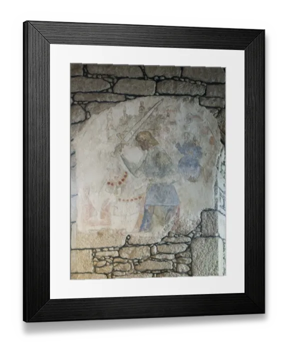 Framed Print : Cornish knight DP018845
