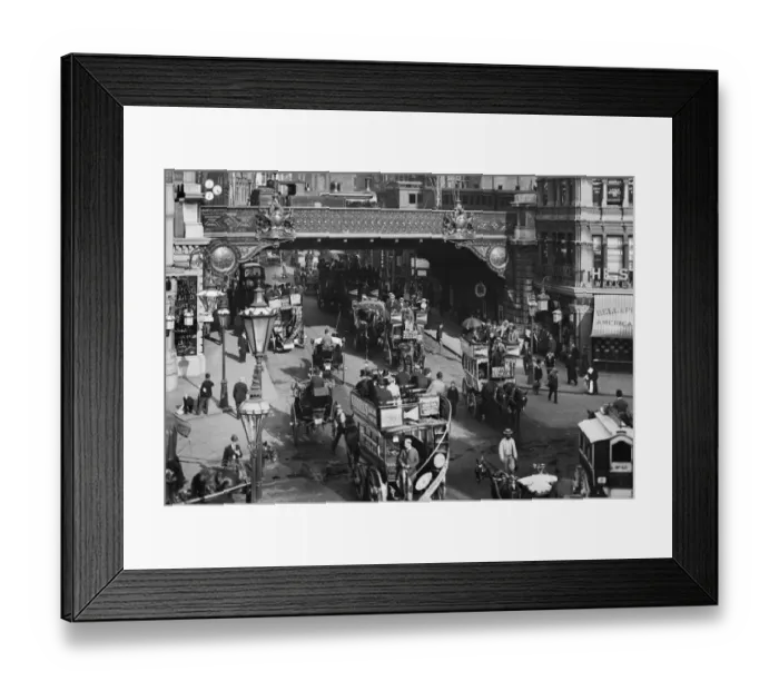 Framed Print : Ludgate Circus, London CC97_01518crop Framed Print : Ludgate Circus, London CC97_01518crop